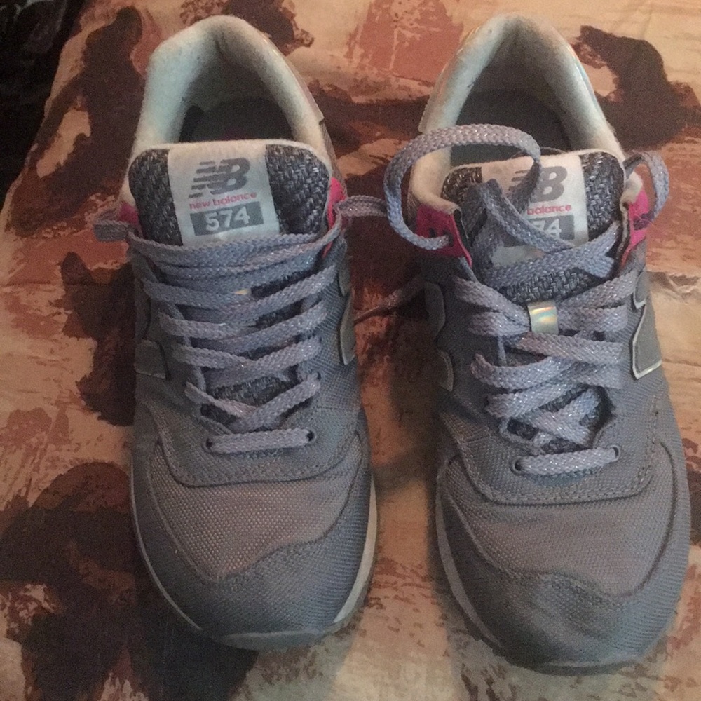 New balance pink and grey size 8